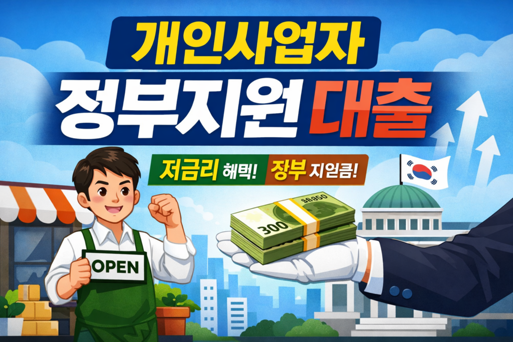 개인사업자 정부지원 대출