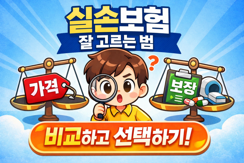실손보험 고르는 법