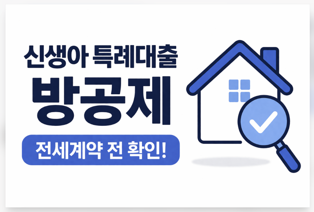 신생아 특례대출 방공제