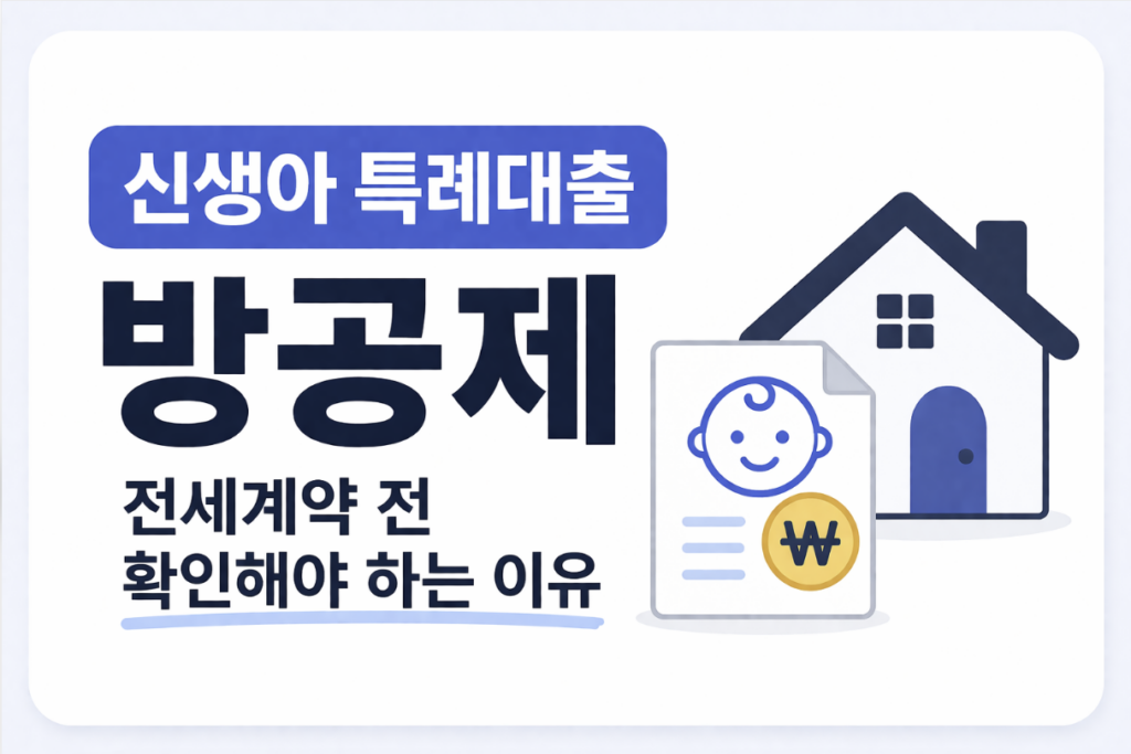신생아 특례대출 방공제
