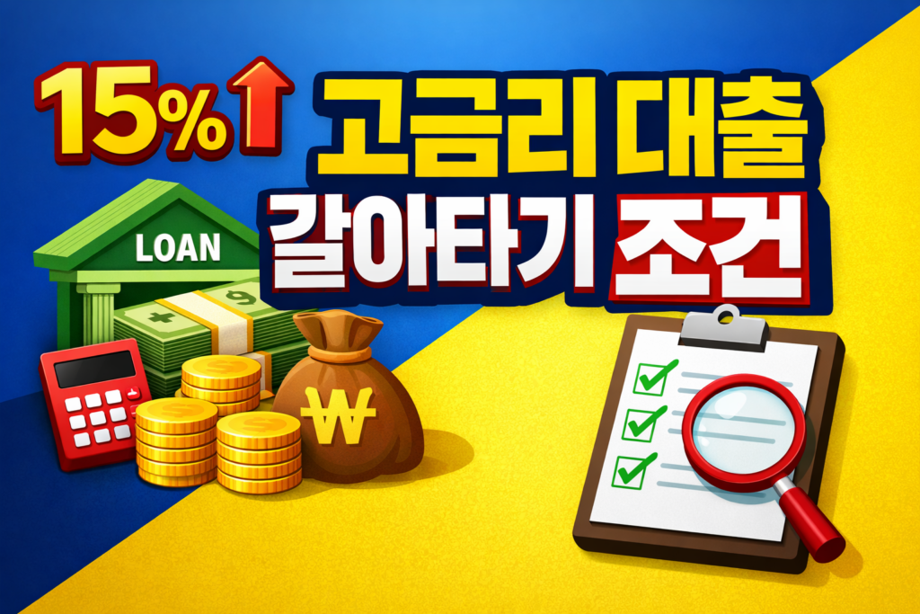 고금리 대출 갈아타기