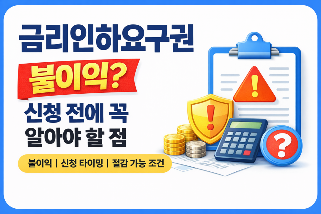 금리인하요구권 불이익