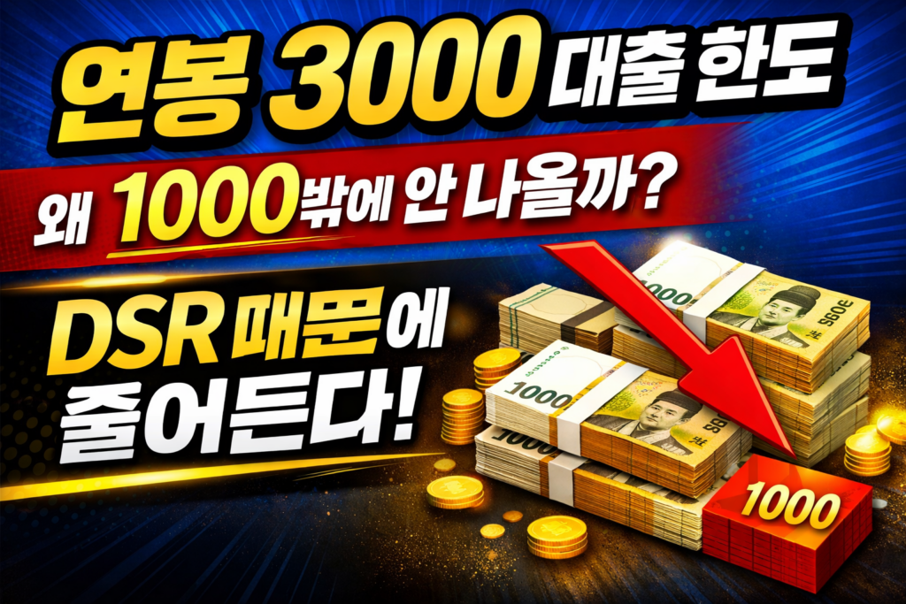 연봉 3000 대출한도