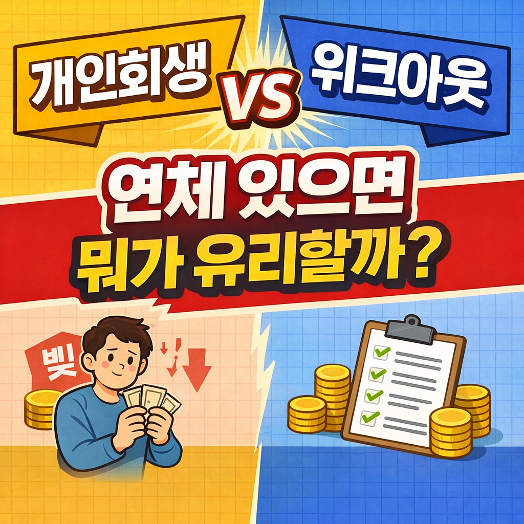 개인워크아웃과 개인회생 