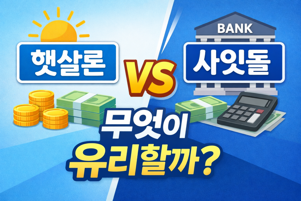 햇살론 VS 사잇돌 비교