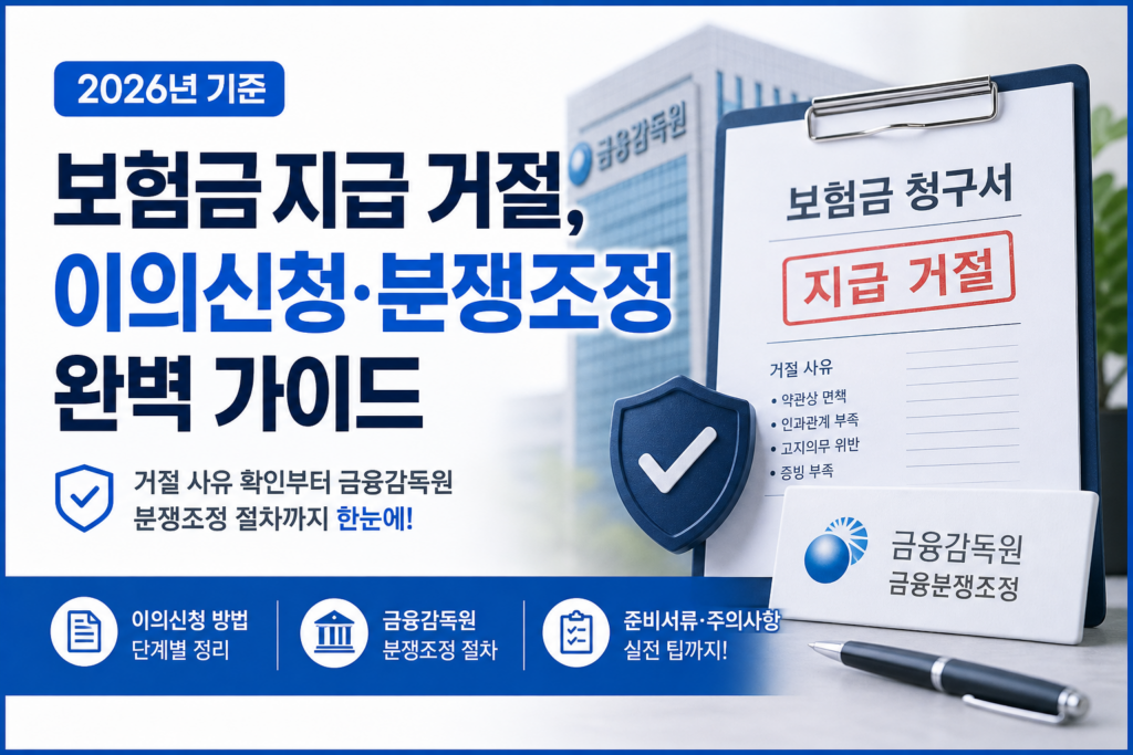 보험금 지급 거절 이의신청