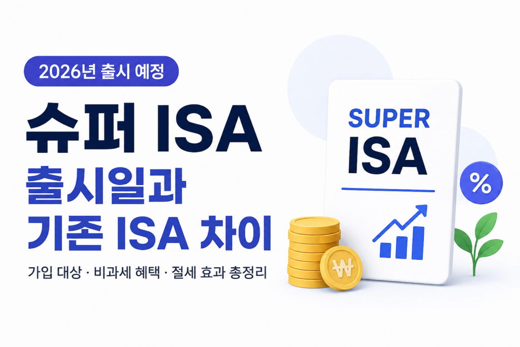 슈퍼 ISA 출시일 가입조건
