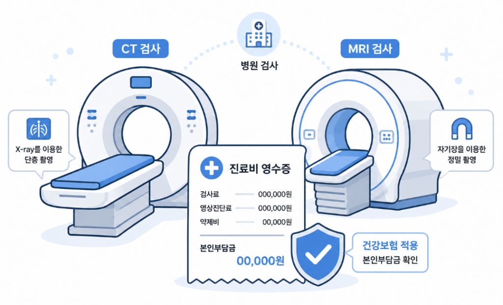 건강보험 CT·MRI 수가, 검사비