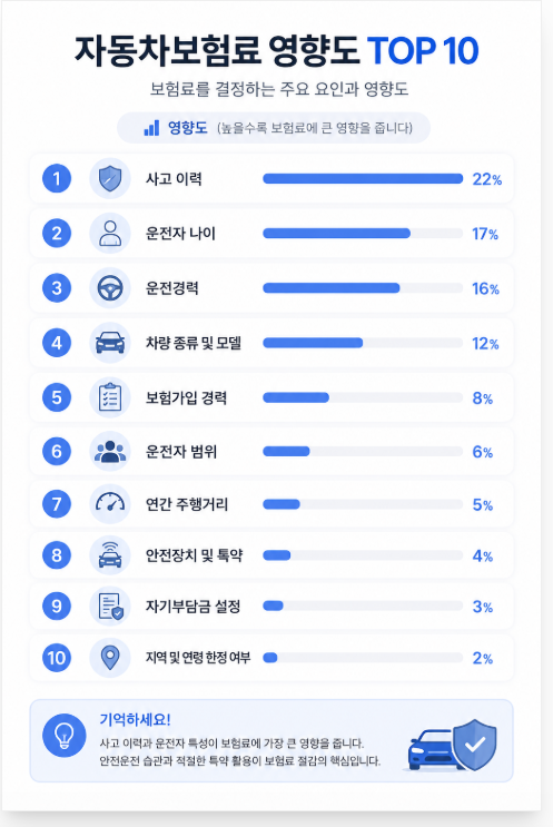 자동차 보험료 계산방법